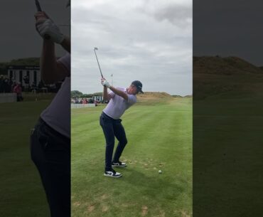 Justin Rose qualifying for 2024 Golf open.