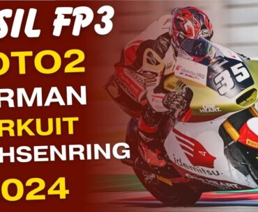 HASIL FP3 MOTO2 JERMAN SACHSENRING 2024, LATIHAN BEBAS MOTOGP, HASIL MOTOGP