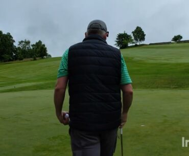 Marcel Siem putter try out with claw first attempt