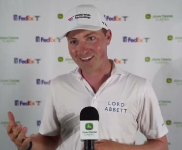 Ben Griffin Sunday Flash Interview 2024 John Deere Classic © PGA Tour
