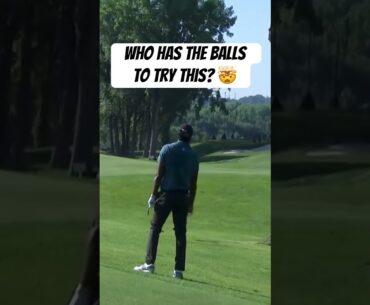 Sahith Theegala with an absolute dagger approach shot