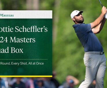 Scottie Scheffler's 2024 Tournament Quad Box | The Masters