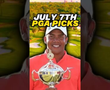 JULY 7TH PGA PICKS⛳️