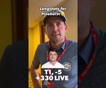 The players are on point with these U.S Open longshot picks 👊