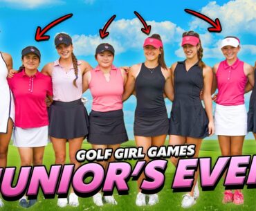 We Had an 8 Girl Juniors Event! The Golf Girl Games!