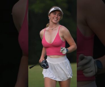 Golf run with Grace