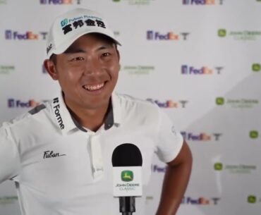 C.T Pan Sunday Flash Interview 2024 John Deere Classic © PGA Tour