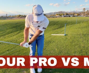 A Tour PRO Challenged ME and REVEALED HIS SHORT GAME SECERTS #golf
