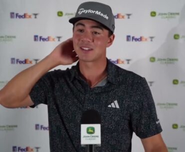 Michael Thorbjornsen Sunday Flash Interview 2024 John Deere Classic © PGA Tour