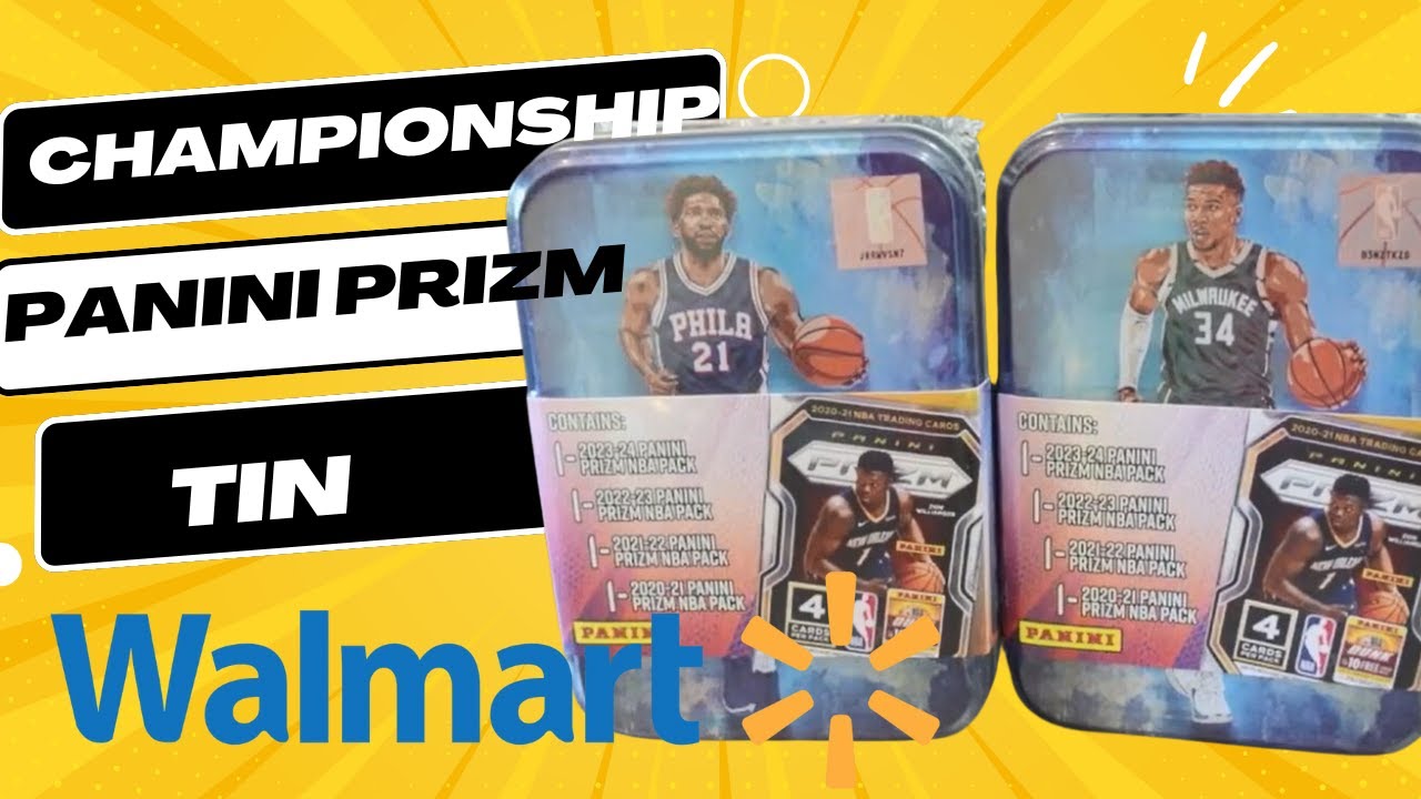 Ripping 2 Panini Championship Prizm Tin From Walmart Ripping 2 Panini Championship Prizm Tin From Walmart