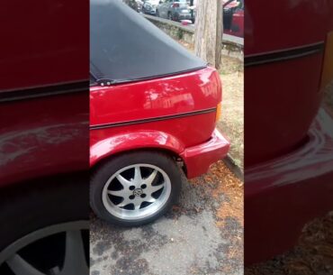 Belle VW Golf 1 Cabriolet Volkwagen #yougtimer #oldscool