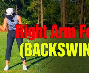 Right Arm Fold in the Backswing