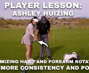 Player Lesson With Ashley Huizing: Minimizing Hand/Forearm Rotation for More Consistency and Power