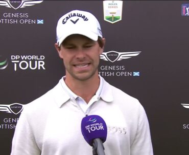 Thomas Detry Flash Interview Thursday Genesis Scottish Open 2024 © DP World Tour
