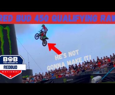 More Carnage on Larocco’s Leap! Red Bud 450 Qualifying Raw Footage