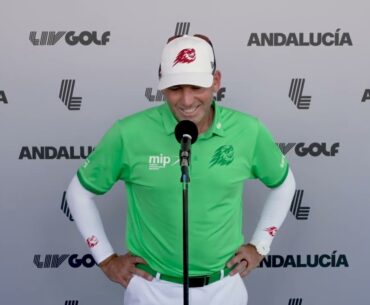 Sergio Garcia Flash Interview Friday LIV Golf Andalucia 2024 © LIV Golf