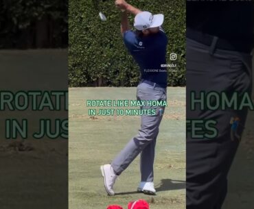 Get a Max HOMA Roastable swing with these 3 exercises in only 10 minutes 💪 #DRVN #golffitness #golf