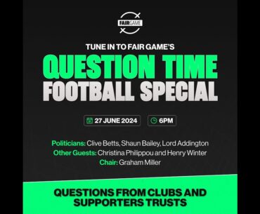 Question Time Football Special