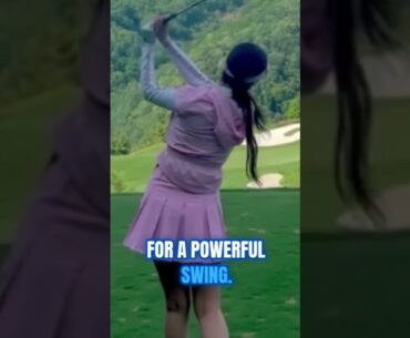 Watch Korean Golfer Shinae Ahn's Stunning Swing In Golf Girls' Artistry!