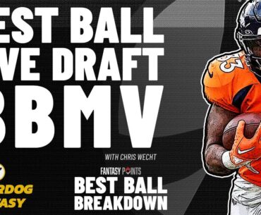 LIVE Drafting Best Ball Mania 5 On Underdog Fantasy | With Chris Wecht