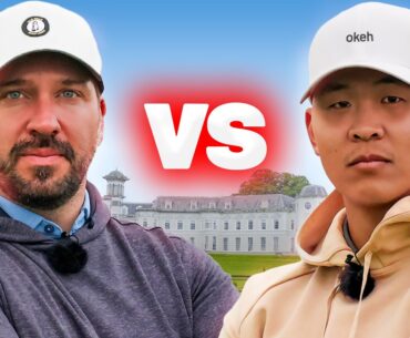 Peter Finch vs Luke Kwon at AWESOME Ryder Cup Course (9 Hole Match)
