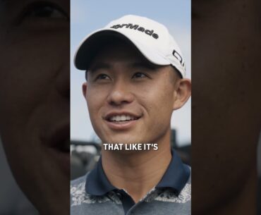 Inside Collin Morikawa's left-handed chip at the Scottish Open 🤯