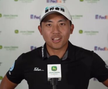 C.T Pan Mandarin Saturday Flash Interview  2024 John Deere Classic © PGA Tour