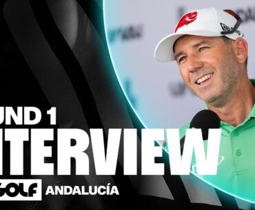 GARCIA INTERVIEW: Under Par In Rd. 1 Is "Pretty Impressive" | LIV Golf Andalucía