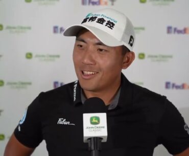 C.T Pan (2) Saturday Flash Interview  2024 John Deere Classic © PGA Tour