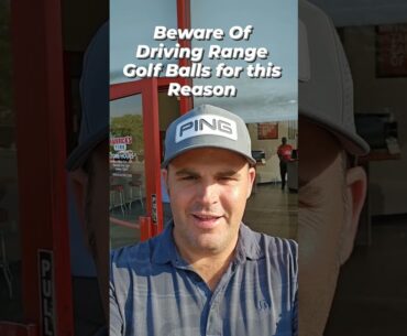Beware of Driving Range Golf Balls #golftips