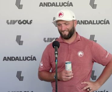 Jon Rahm Saturday Flash Interview LIV Golf Andalucia 2024