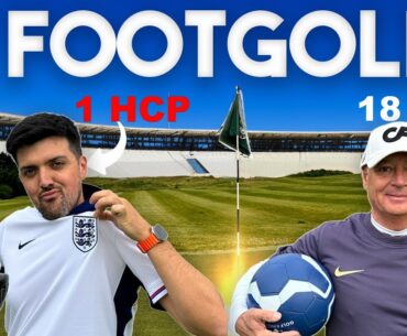 We Played GOLF On A FOOTGOLF Course | HOLE IN ONE and COURSE RECORD?!