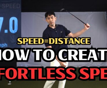 How to create effortless clubhead speed to maximize your distance!