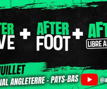 AFTER  FOOT avec Nicolas VILAS, Gilbert BRISBOIS, T. GIANGRANDE et H. LOUSSAIEF
