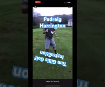 Padraig Harrington chipping clinic! #padraigharrington #golftips #golfireland