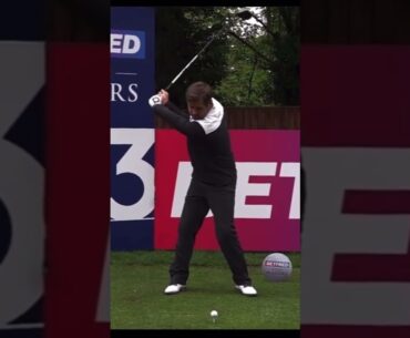 Robert Rock driver swing face on #robertrock #golfswing