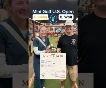 Mini Golf U.S. Open Championship (Holes 1-2) | Bella vs Wolf #minigolf