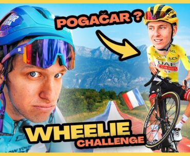 We did a (secret) WHEELIE with TADEJ POGACAR | TOUR DE FRANCE 2024 #1