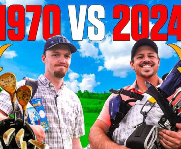 50 year-old golf gear vs. BRAND NEW | Match play challenge