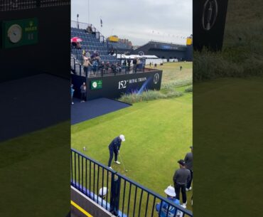Ben Griffin kicking off his practice round at Royal Troon for the 152nd Open! #Mizuno