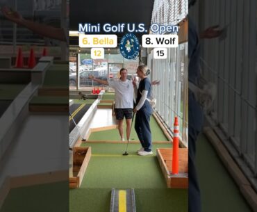Mini Golf U.S. Open Championship (Hole 7) | Bella vs Wolf #minigolf