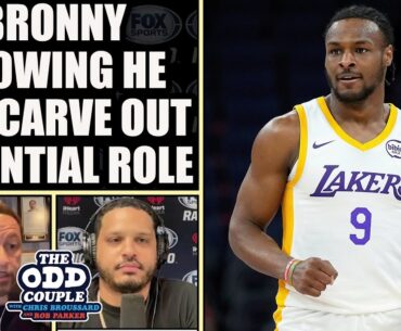 Bronny Showing He Can Potentially Carve Out A Role l THE ODD COUPLE