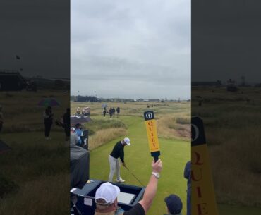 Sam Burns With The Callaway Ai Smoke At Royal Troon for The Open! #customfitting #golf #golfclubs