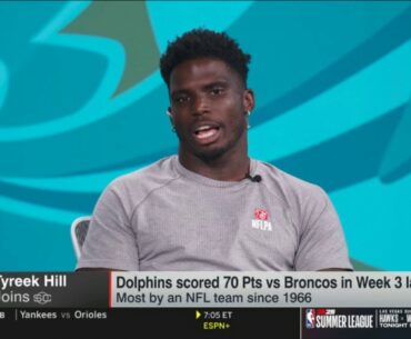 ESPN SC | Tyreek Hill talks how he and Tua Tagovailoa can lead Dolphins to an AFC East championship