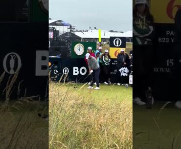 Tom Kim ripping the Titleist GT driver at the Open! #RoyalTroon #Titleist #GT