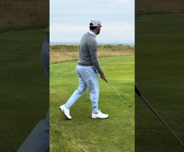 USA’s Patrick Cantlay showcasing his short game skills at Royal Troon for the Open! #vokey #golf