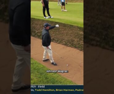 Wyndham Clark tries broadcasting with Johnson Wagner 🤣
