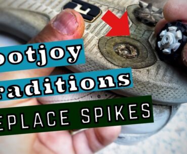 Footjoy Traditions how to replace spikes