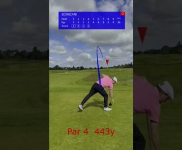 Driving greens on the front nine Montgomerie Course @CartonHouseIreland