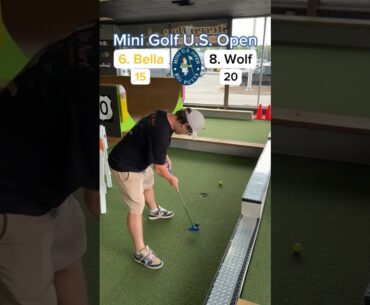 Mini Golf U.S. Open Championship (Holes 9-10) | Bella vs Wolf #minigolf